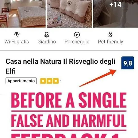 アパート Casa Nella Natura Il Risveglio Degli Elfi *